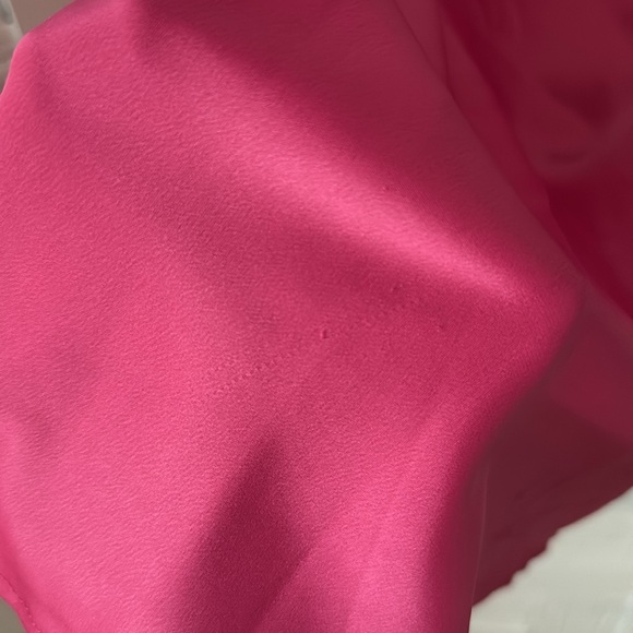Hot Pink Cowl Neck Top - Picture 2 of 4